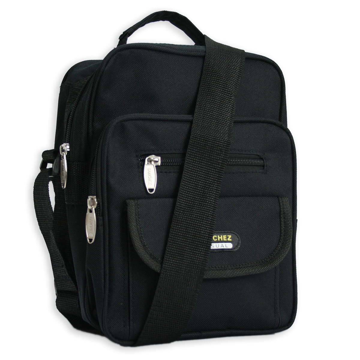 Torba męska z nylonu Sanchez - czarna