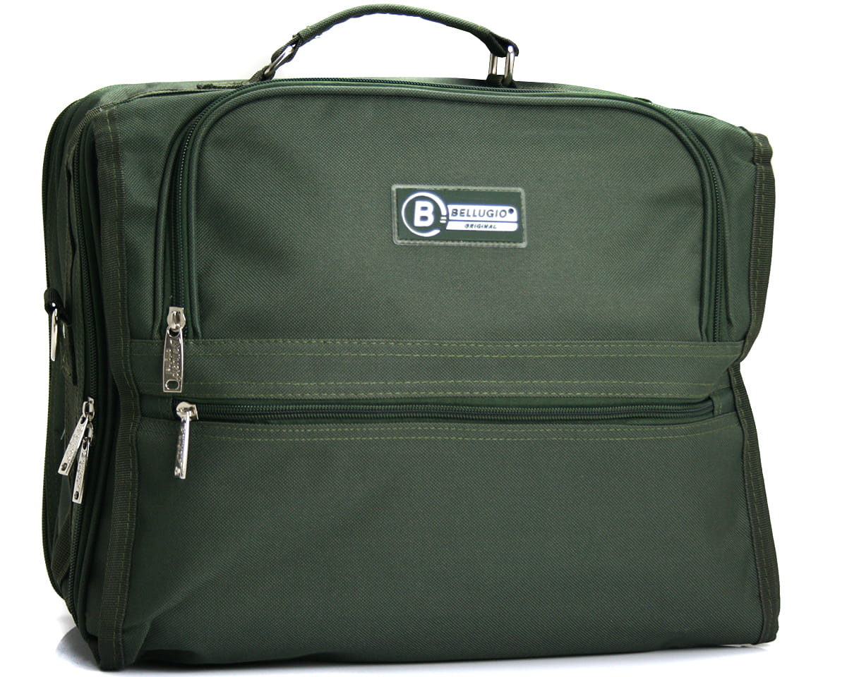 Duża torba męska do pracy Bellugio - ciemnozielona