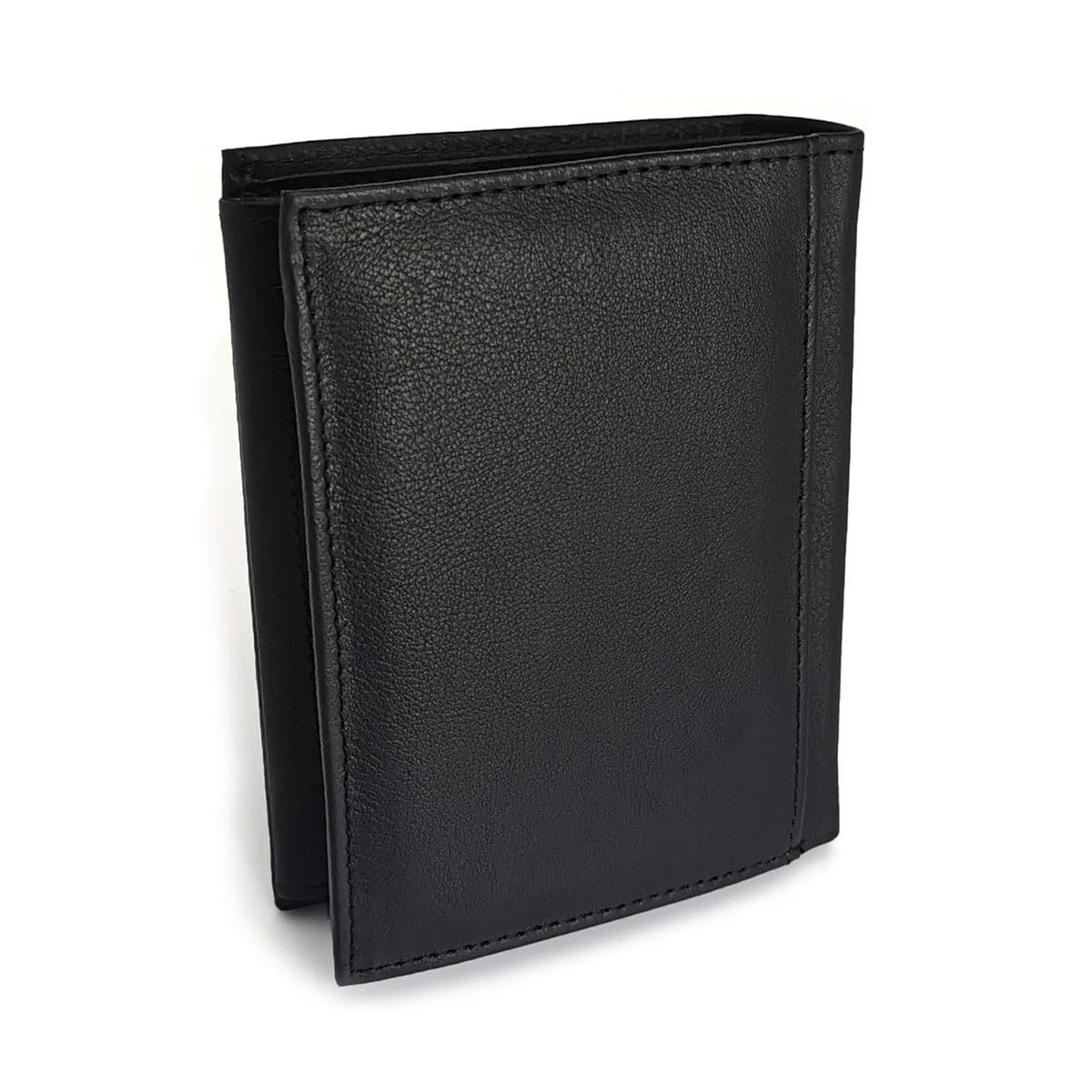 Portfel męski pionowy z RFID BELLUGIO - czarny