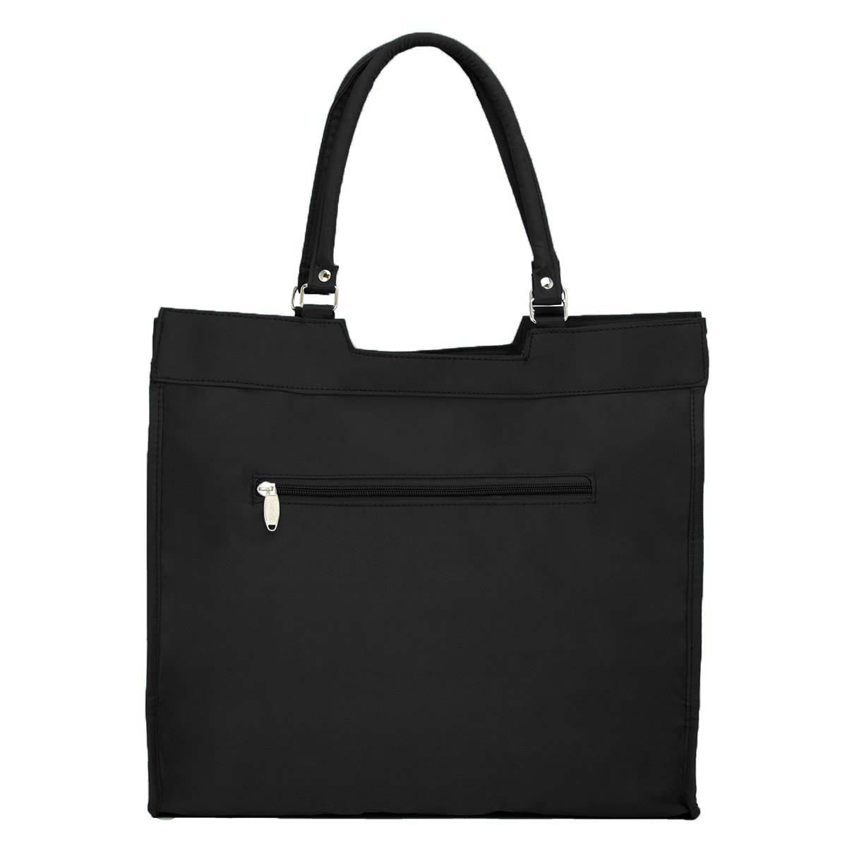 Torba zakupowa z microfibry Sanchez Casual - czarna