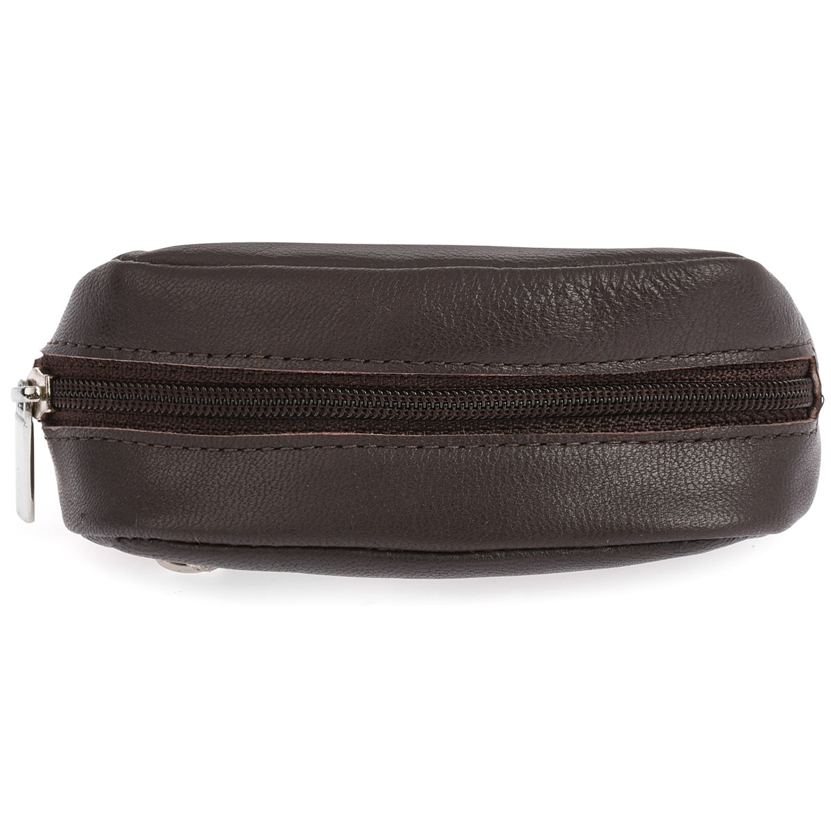 Etui na klucze Bellugio ze skóry naturalnej - brązowe