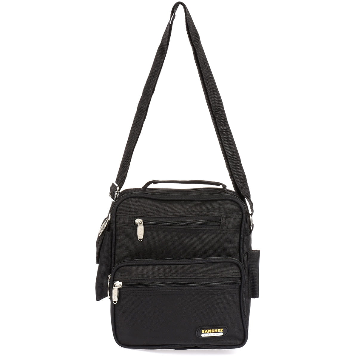Torba męska z nylonu pionowa czarna marki Sanchez czarna