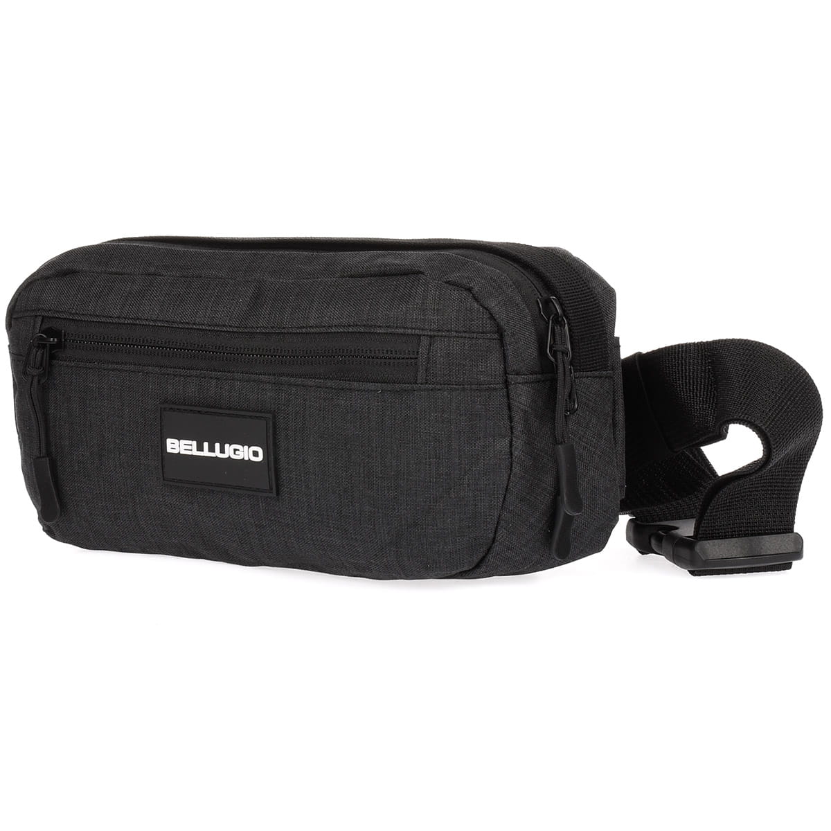 Saszetka nerka biodrowa Bellugio - czarna