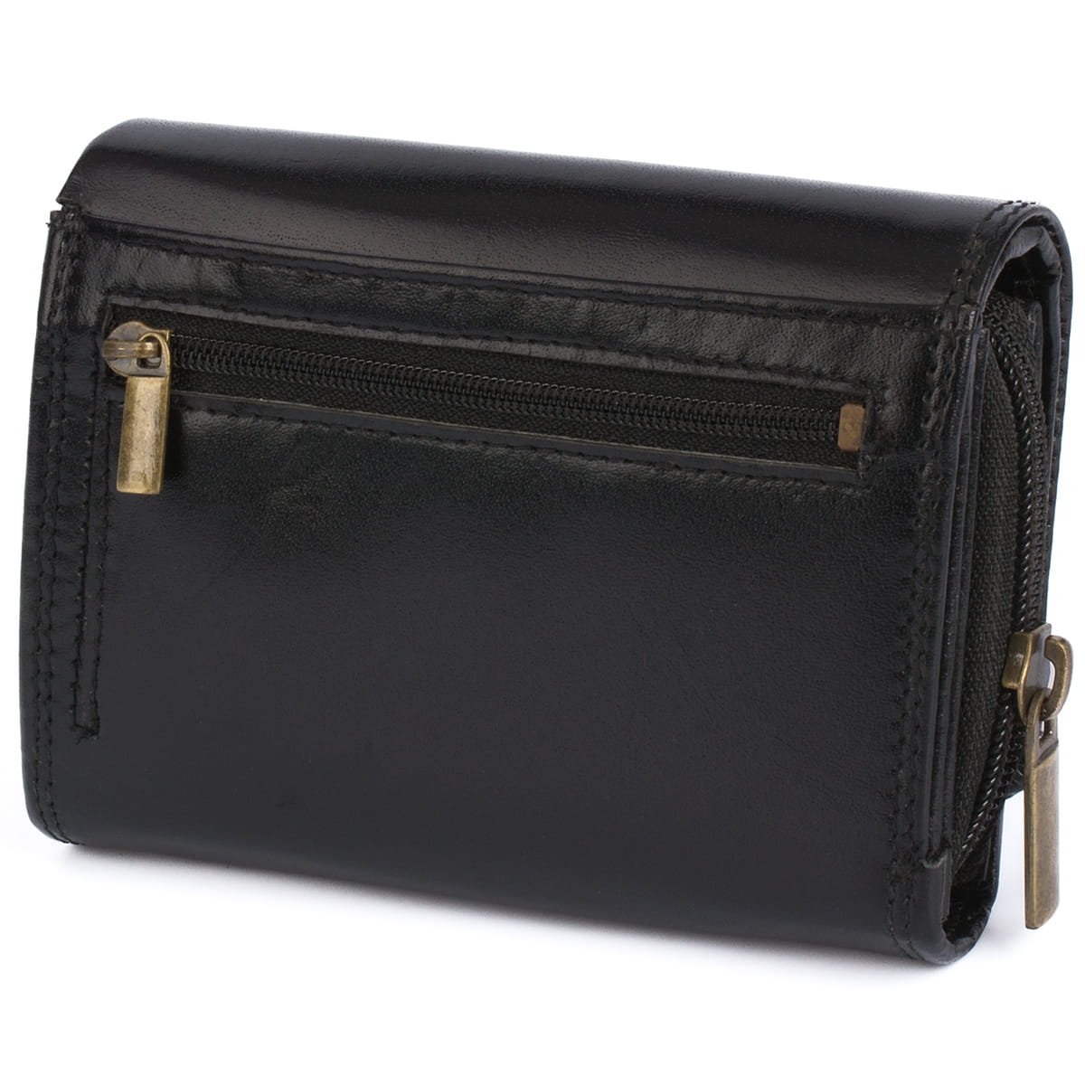 Portfel damski skórzany Bellugio - czarny