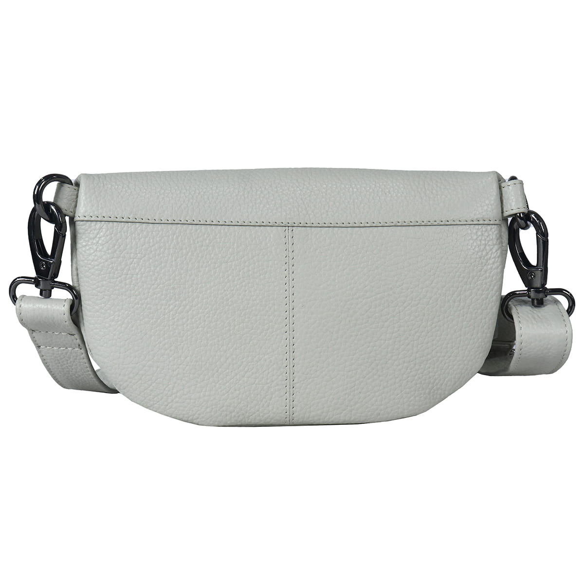 Mała saszetka skórzana typu nerka wielofunkcyjna Bellugio beżowa