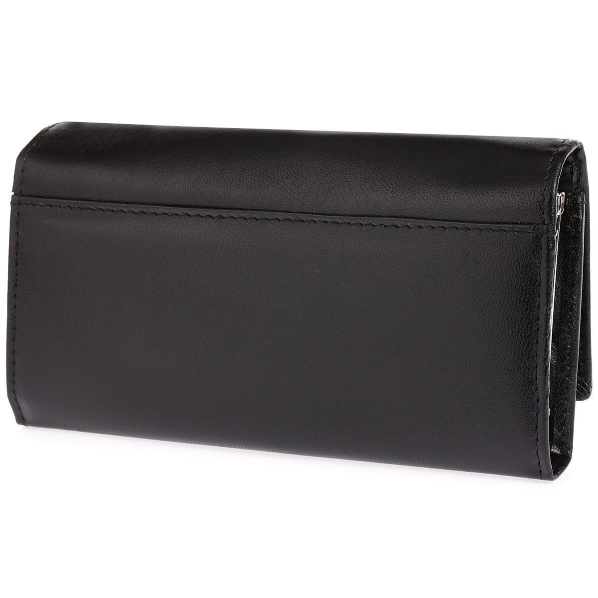 Portfel damski o mocnym kolorze - czarny