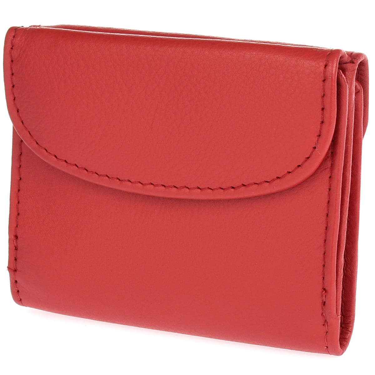 Mała portmonetka z pojedynczą przegrodą Bellugio ALESSIA 410 czerwona