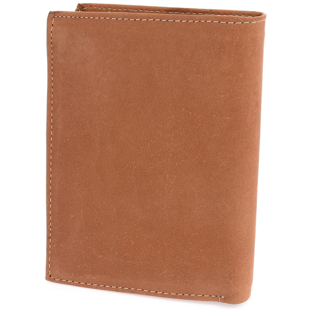 Portfel skórzany męski pionowy Wild Tiger - jasnobrązowy