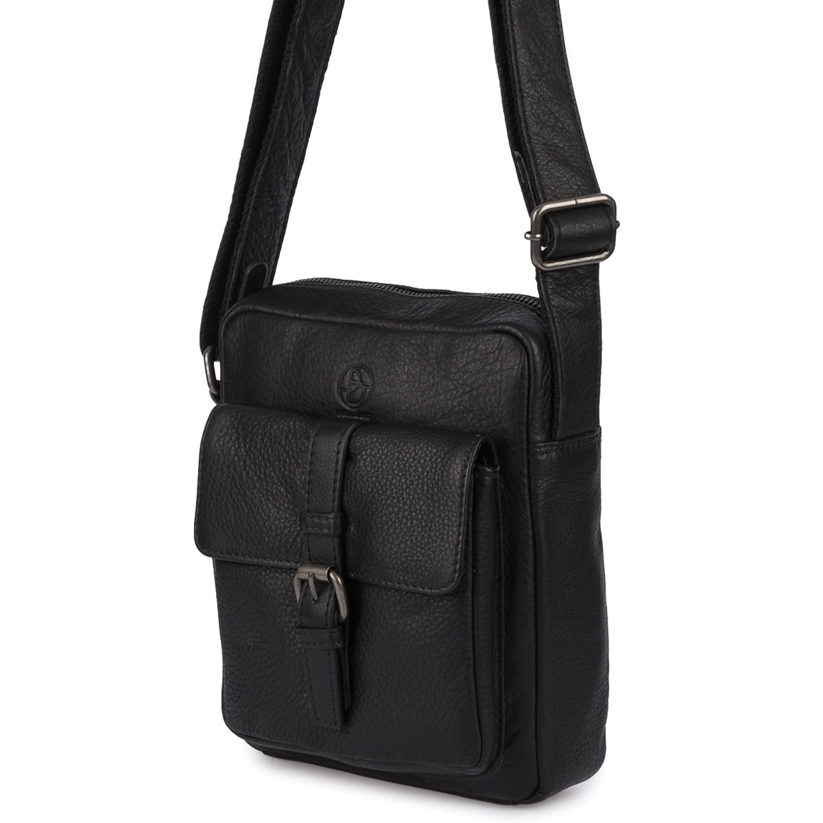 Torba skórzana czarna AMADEO II