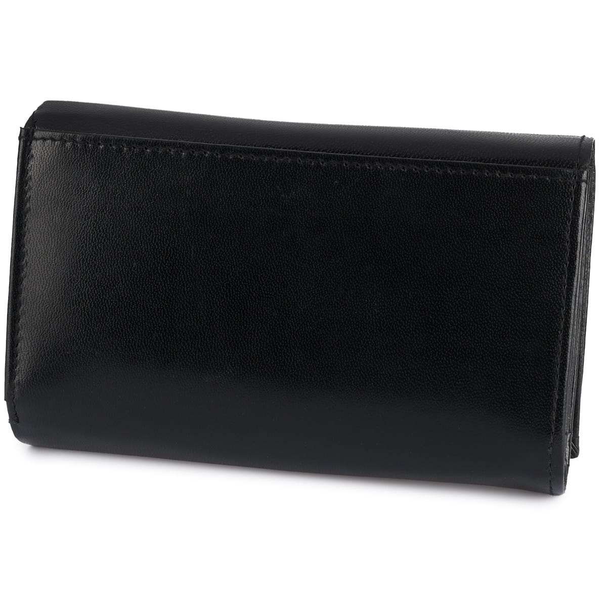 Portfel damski z dwoma napami Bellugio - czarny