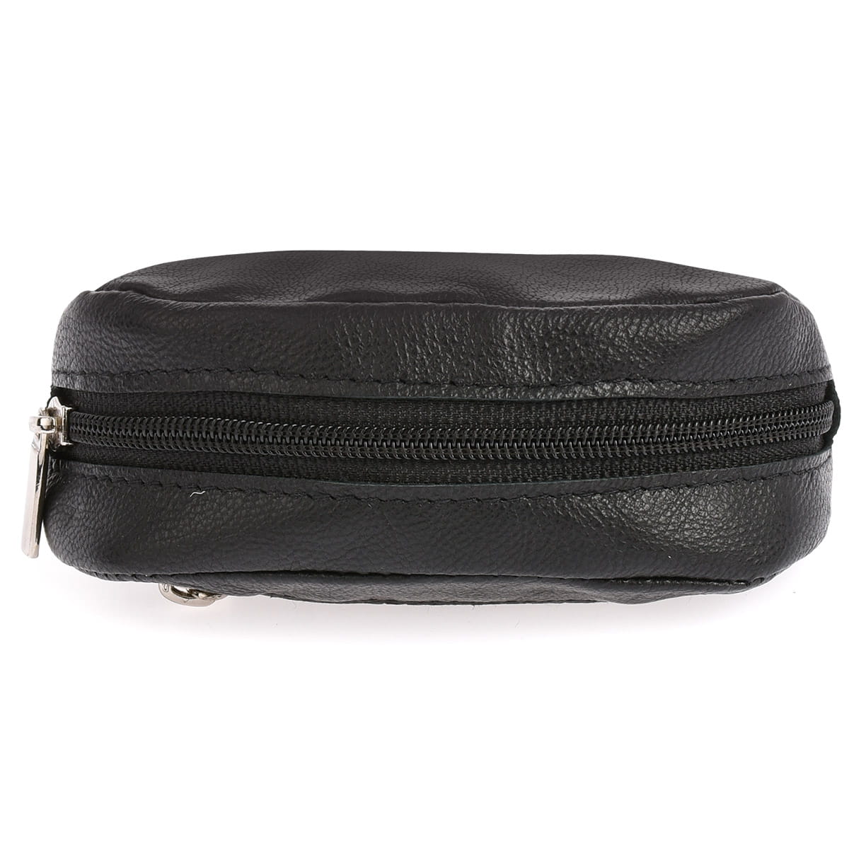 Etui na klucze Bellugio ze skóry naturalnej - czarne