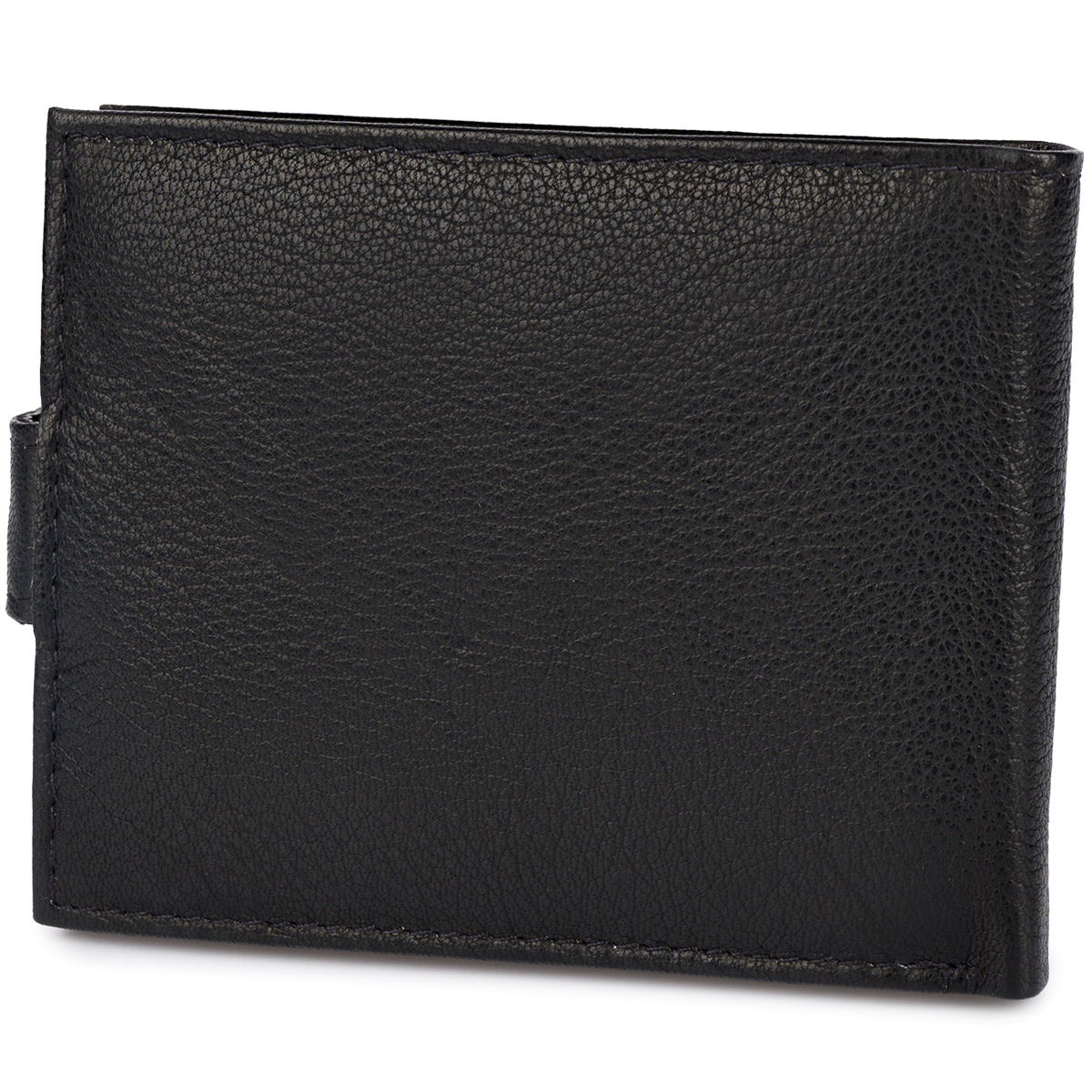 Portfel męski skórzany RIKI 035N - czarny