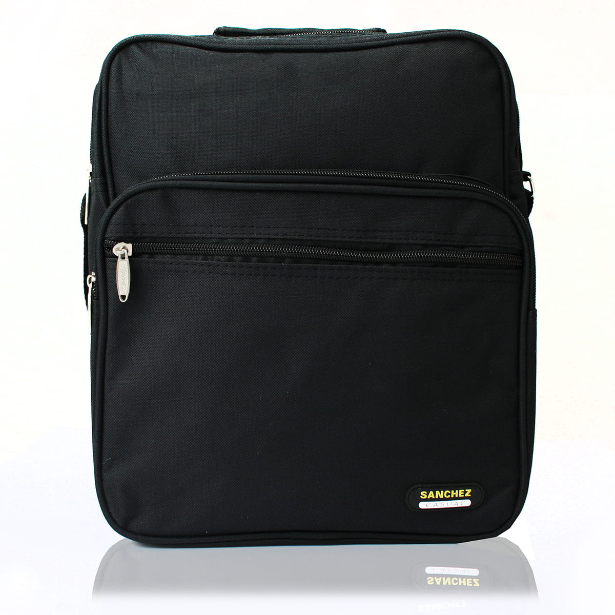 Torba męska do pracy z nylonu Sanchez - czarna