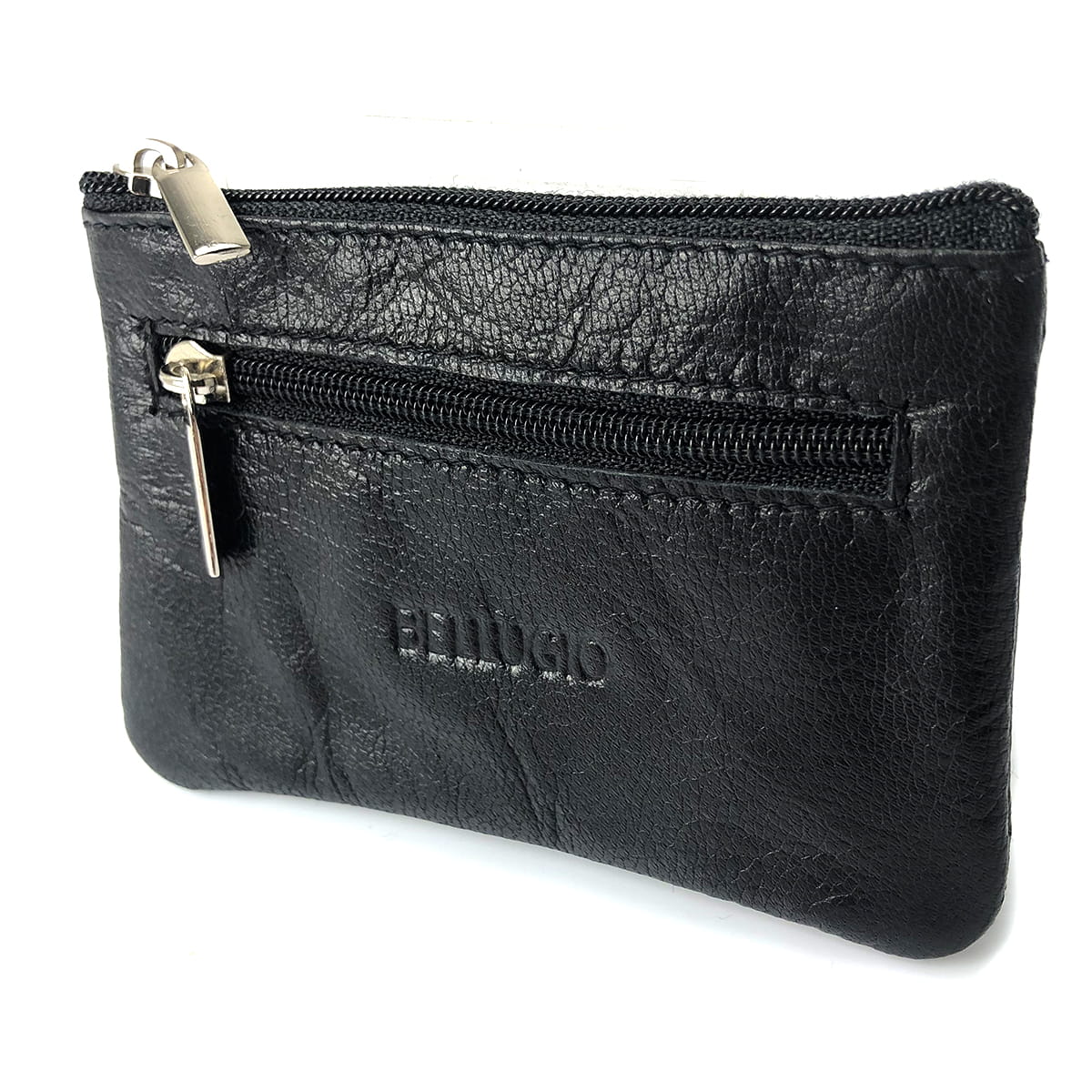 Etui na klucze ze skóry naturalnej Bellugio - czarne