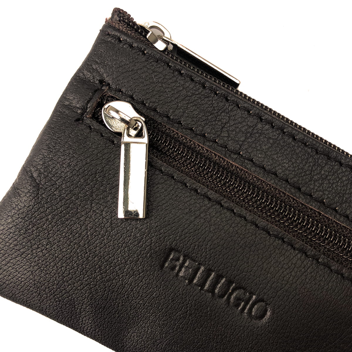 Etui na klucze ze skóry naturalnej Bellugio - brązowe