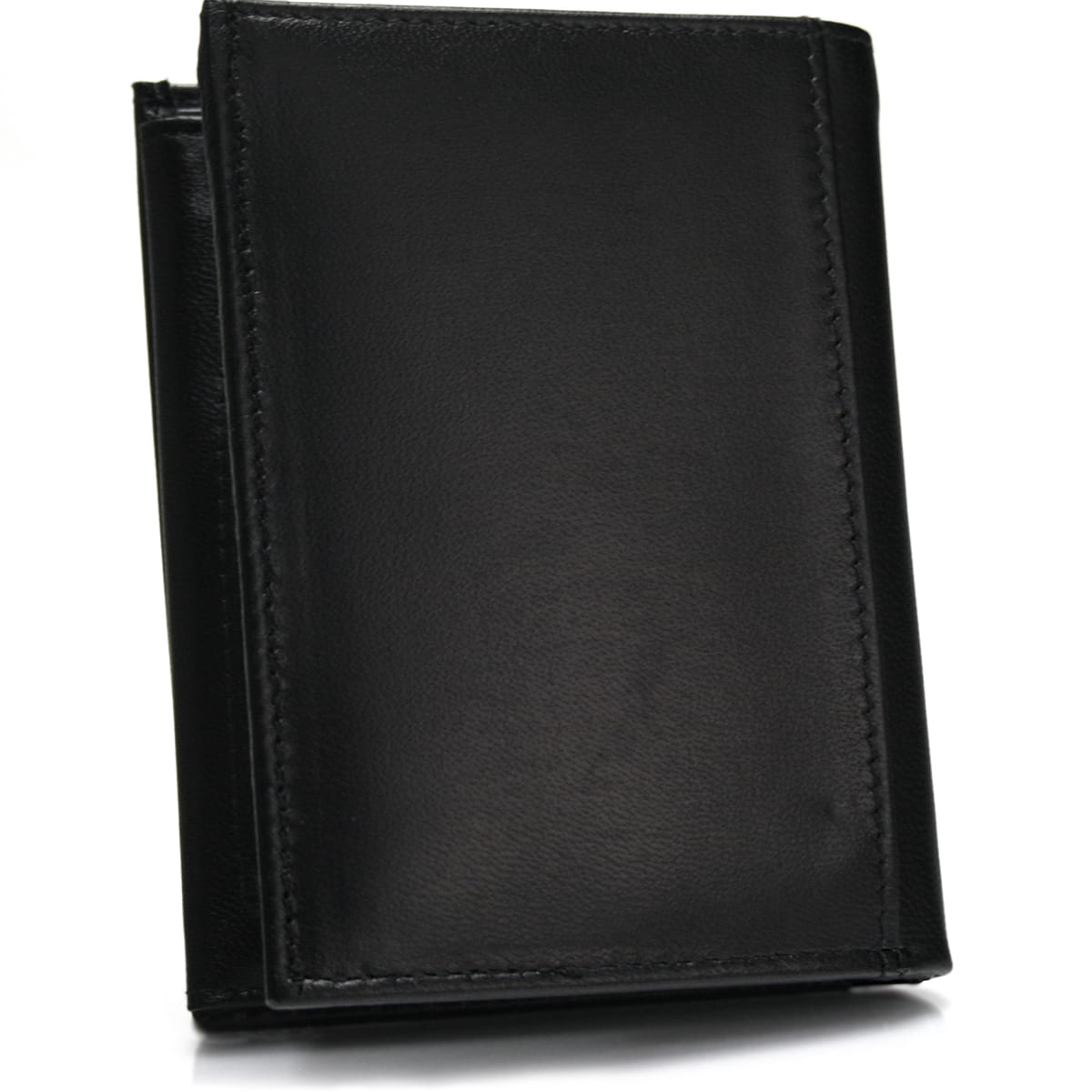 Skórzany portfel męski Bellugio RFID - czarny