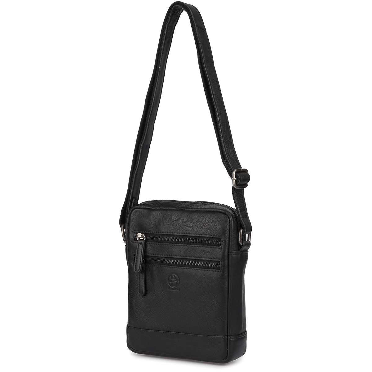 Torba skórzana czarna AMADEO VI