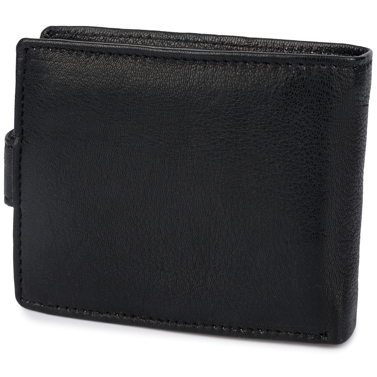 Portfel męski skórzany RIKI 035 - czarny