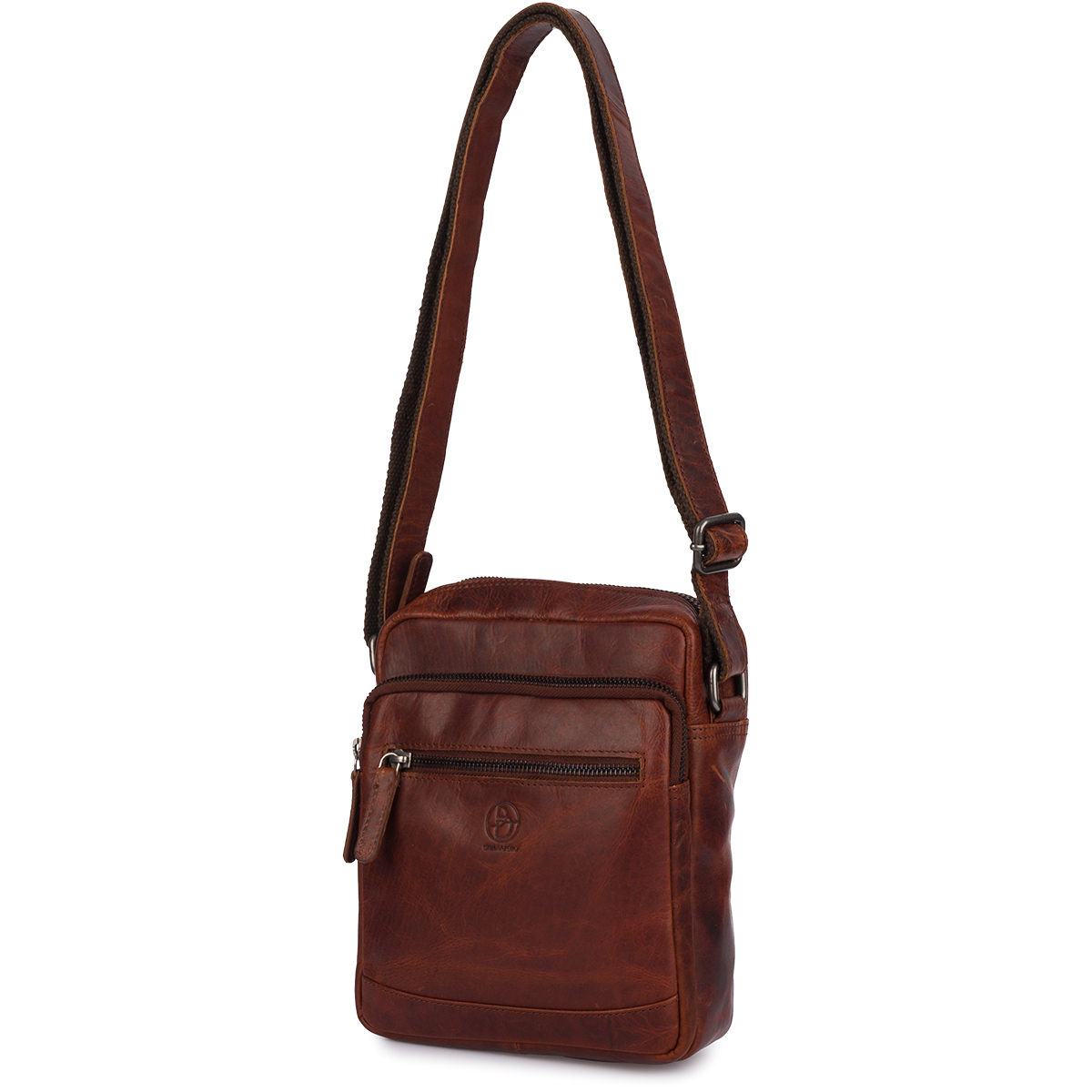 Torba skórzana koniakowa AMADEO IV