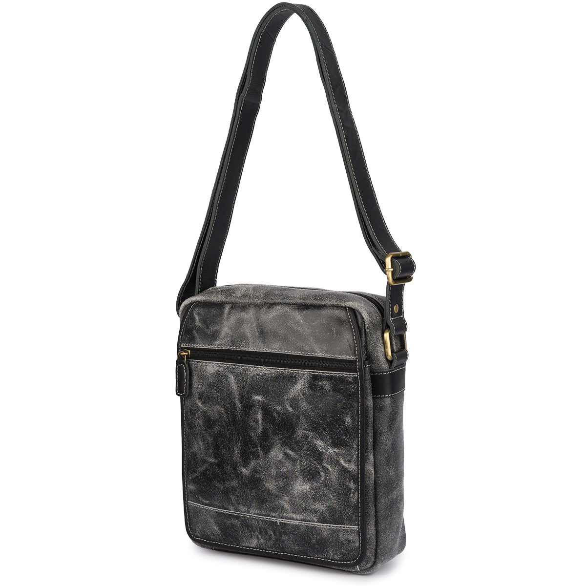 Listonoszka męska przecierana Wild Tiger - czarna