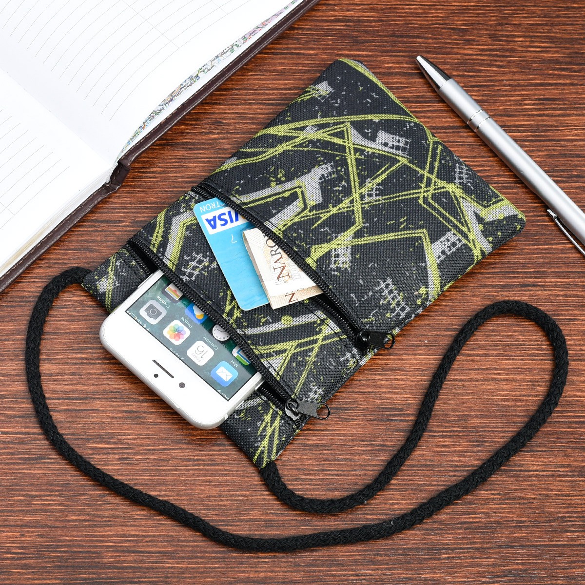 Polska Saszetka etui Paszportówka na szyję