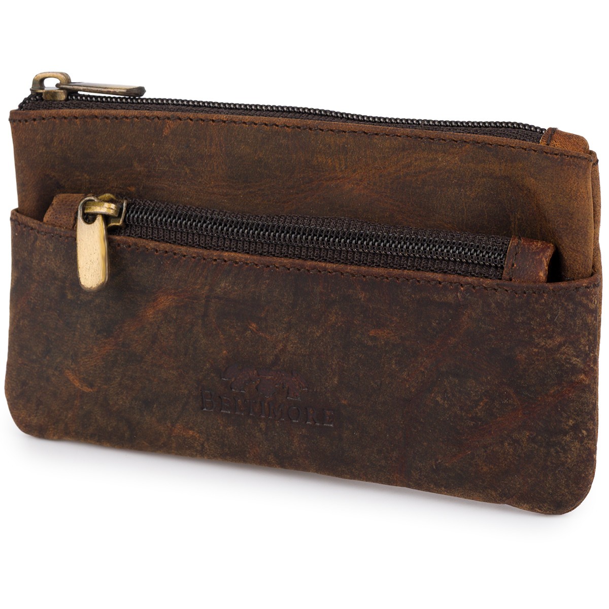 Kluczówka vintage skórzane etui na klucze duże