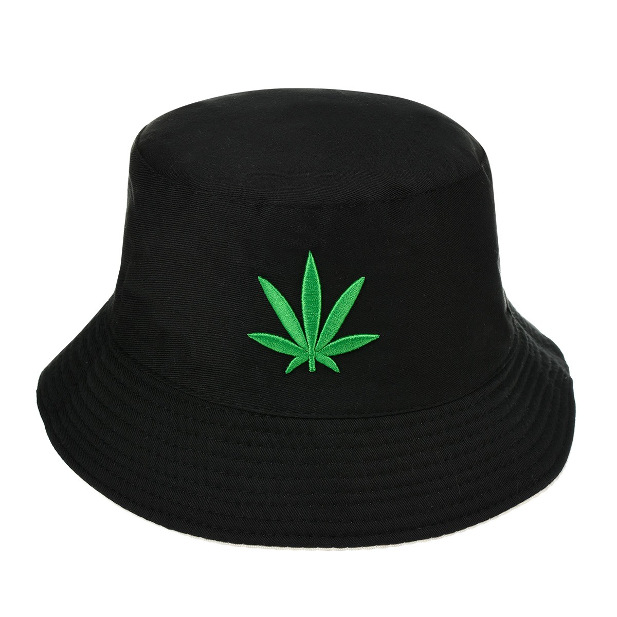 Kapelusz dwustronny bucket hat wędkarski modny