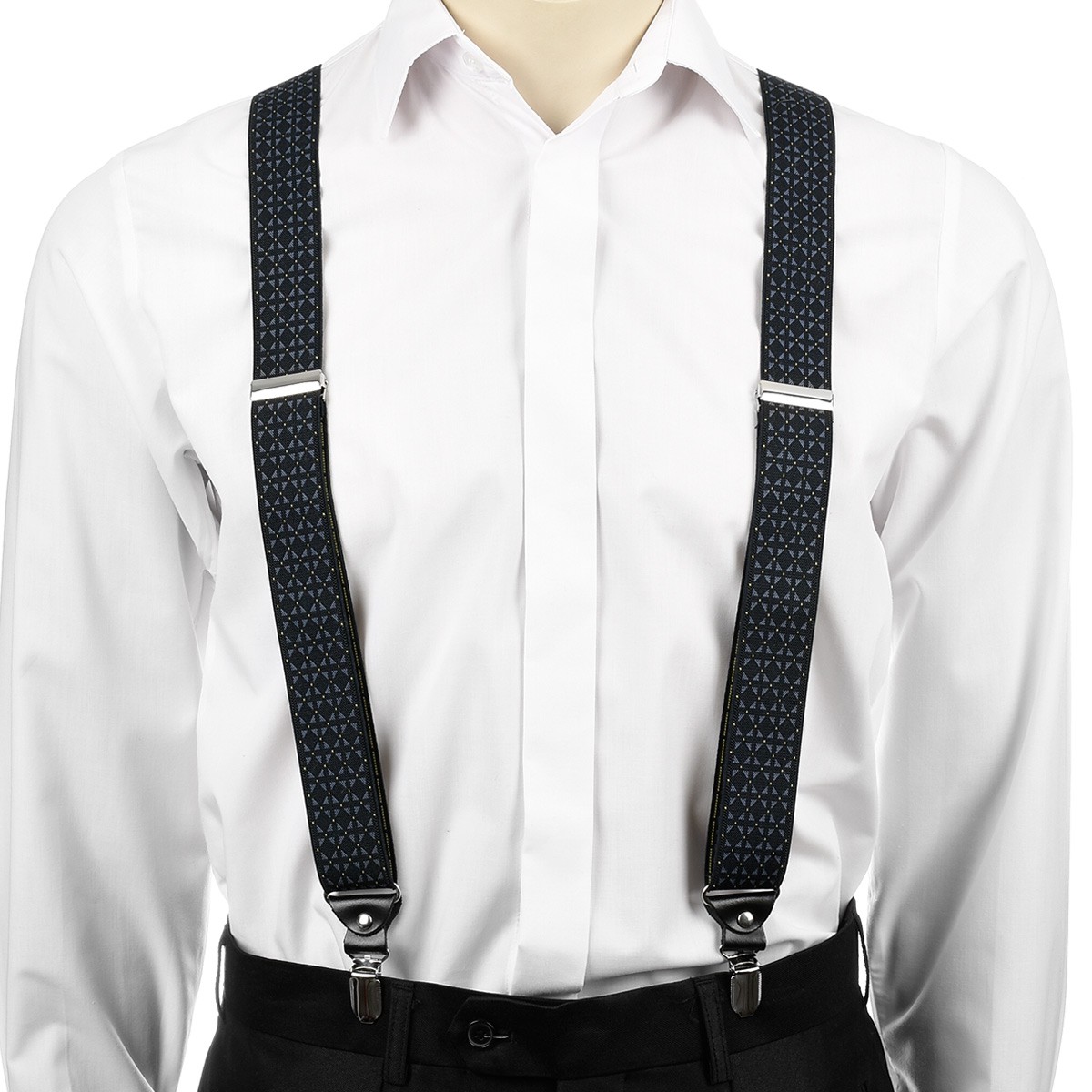 Szelki do spodni męskie eleganckie mocne pudełko SZ4