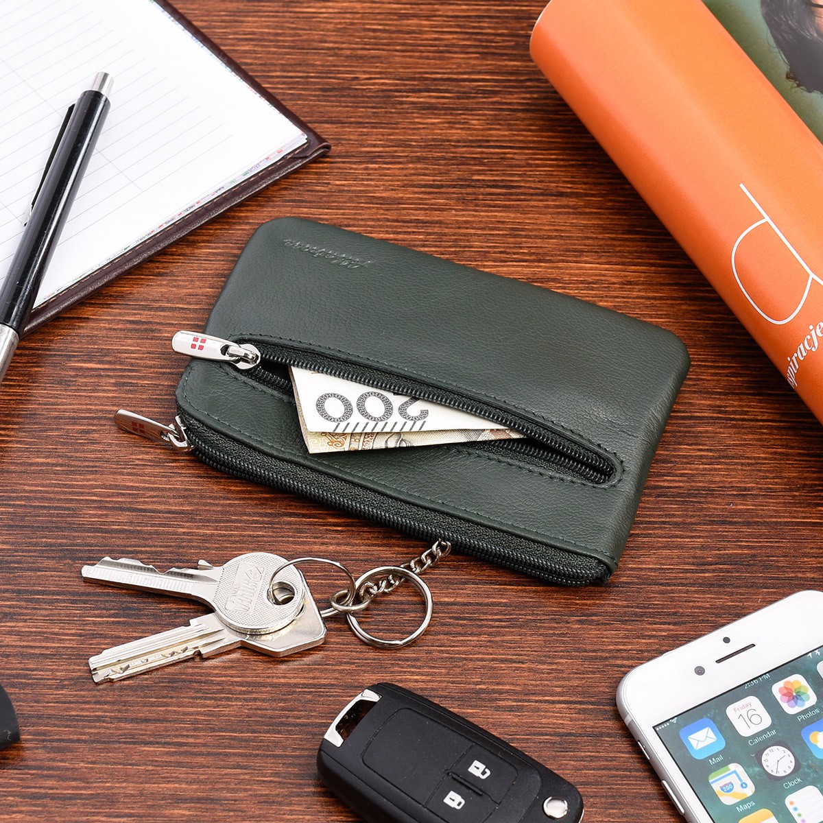 Skórzane etui na klucze kluczówka pokrowiec duży