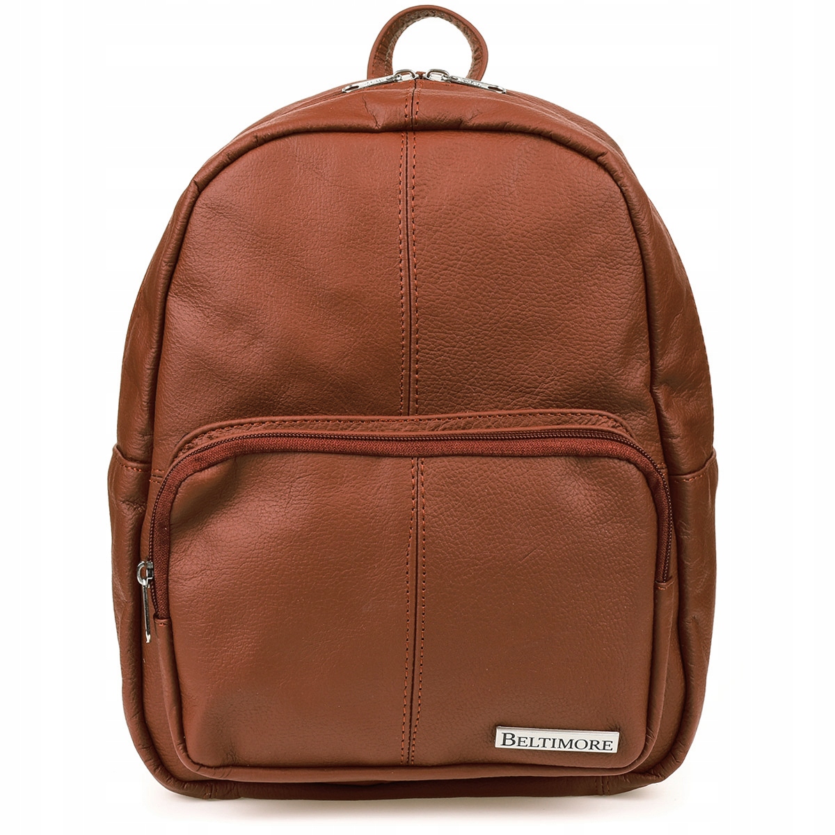 Skórzany damski plecak klasyczny pojemny Beltimore